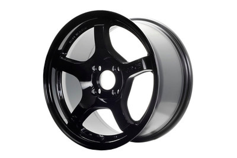 Gram Lights 57CR 15x8.0 +35 4x100 Glossy Black Wheel