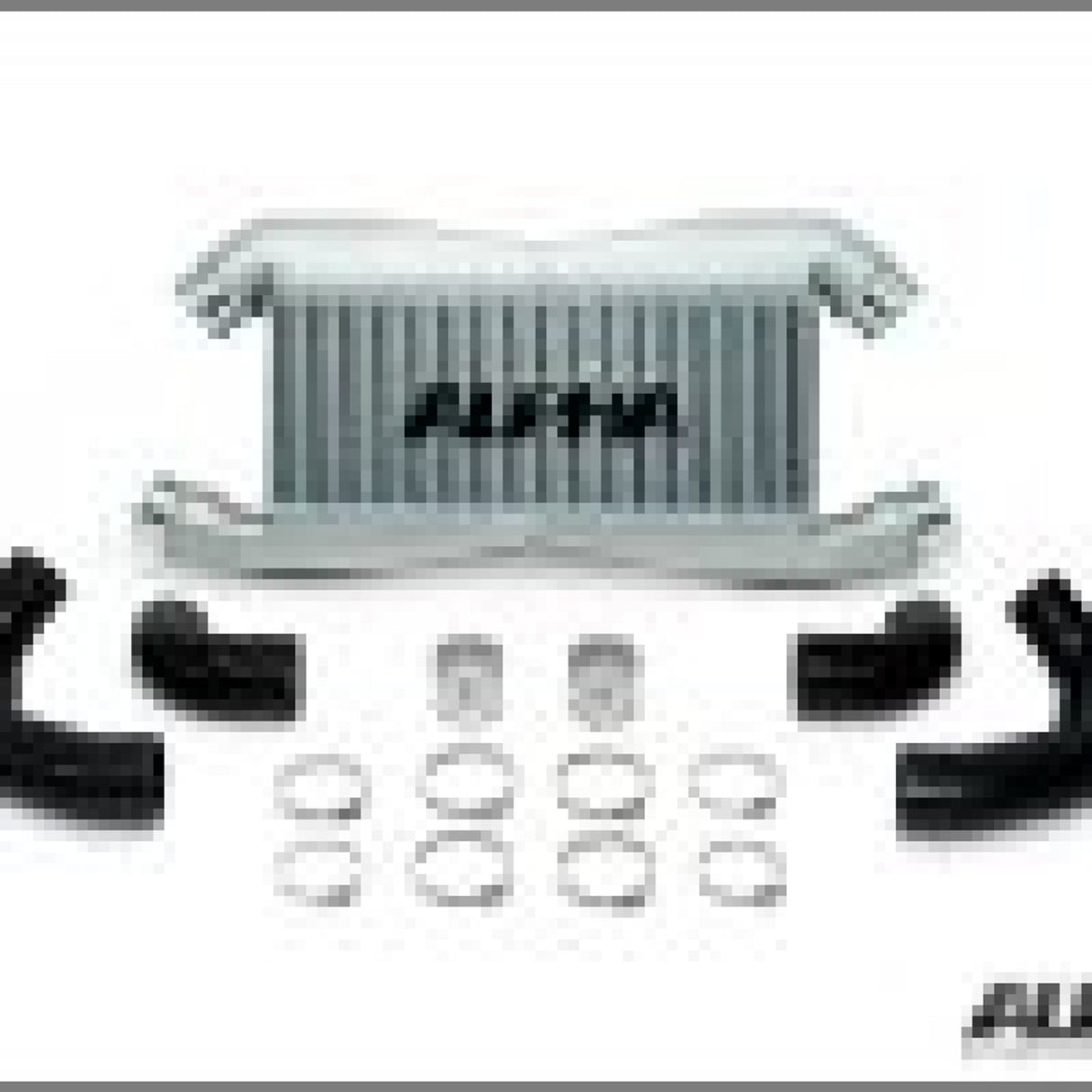 ALPHA GT-R Replacement Front Mount Intercooler For ALPHA IC Piping - With Logo