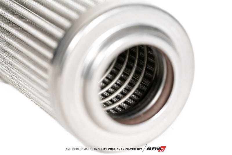 AMS Performance Infiniti Q50/Q60 Red Alpha Fuel Filter Kit (For Use w/ AMS Flex Fuel Kit)