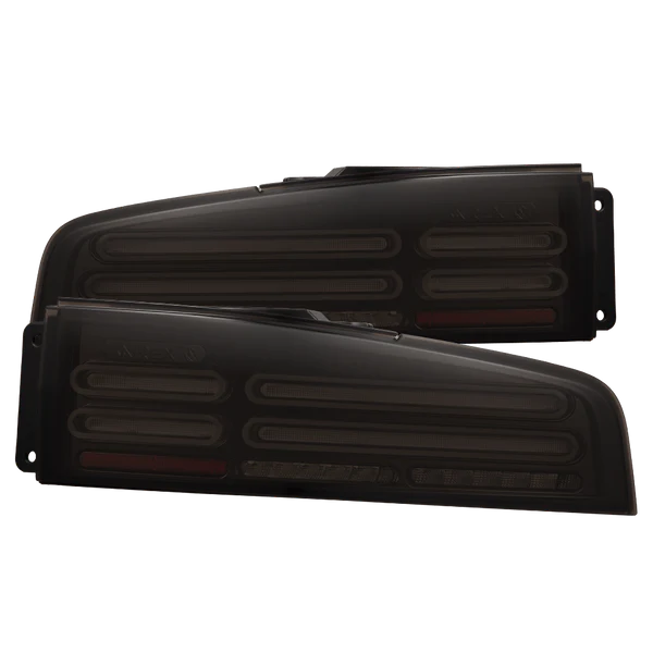 AlphaRex (NOVA-Series) 2023-2025 Nissan Z Quad-Loop Prismatic LED Tail Lights - Alpha-Black