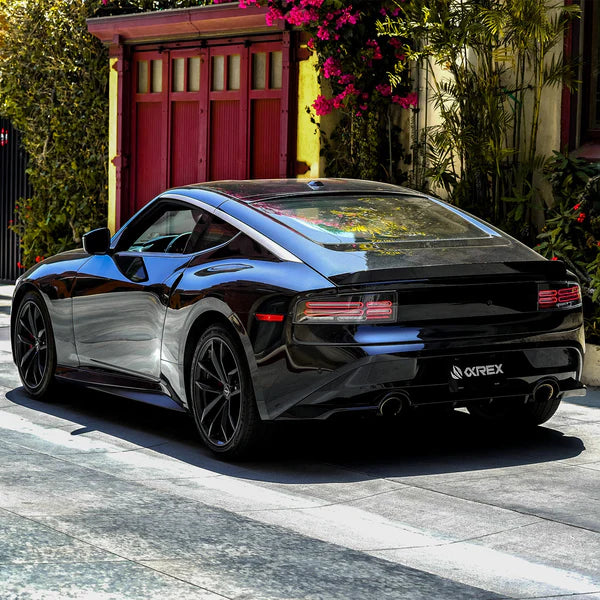 AlphaRex (NOVA-Series) 2023-2025 Nissan Z Quad-Loop Prismatic LED Tail Lights - Black