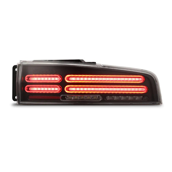 AlphaRex (NOVA-Series) 2023-2025 Nissan Z Quad-Loop Prismatic LED Tail Lights - Black
