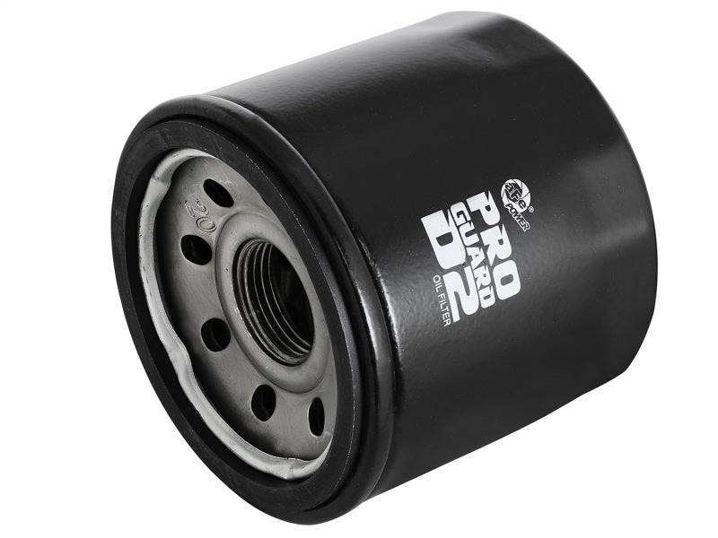 aFe Pro GUARD D2 Oil Filter 02-17 Nissan Cars L4/ 04-17 Subaru Cars H4 (4 Pack)