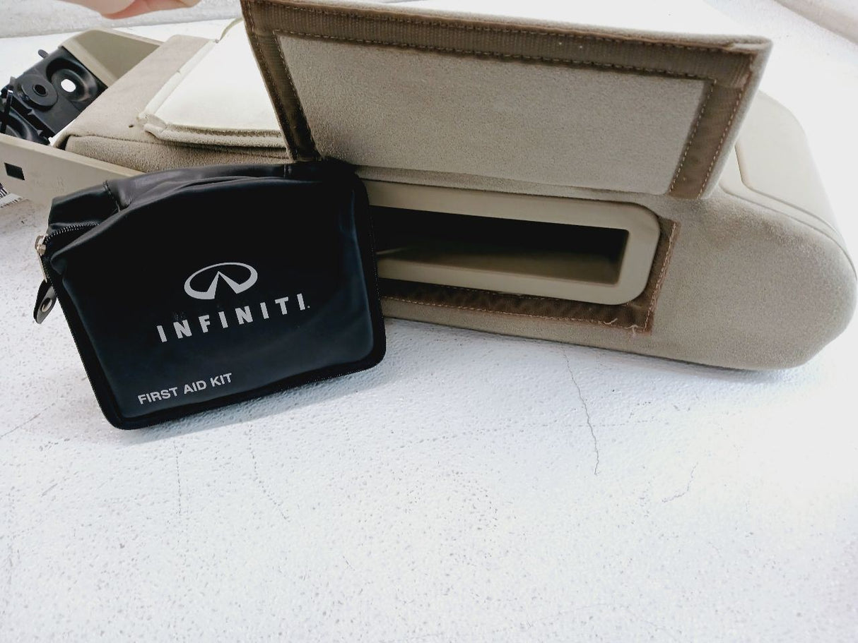 03-04 G35 Sdn Center Console Armrest w/Accessories CLOTH OEM 88610-AM000