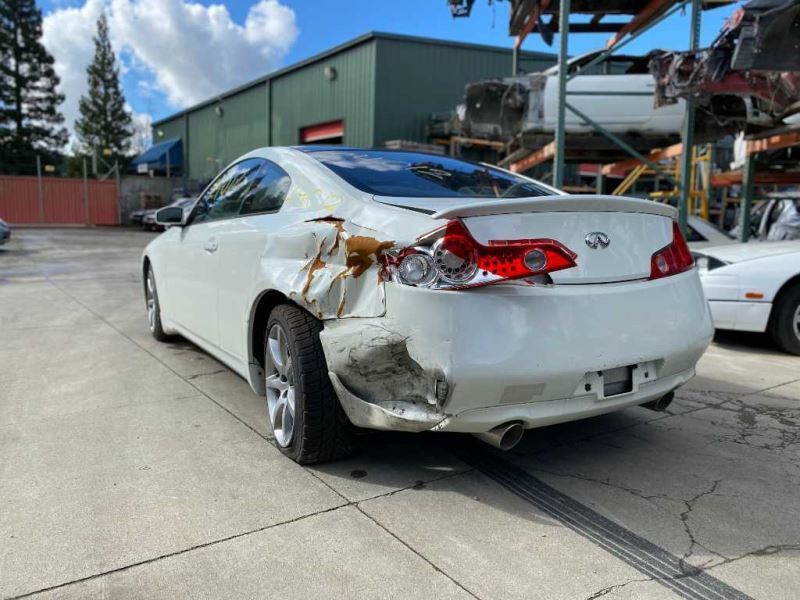 03-04 INFINITI G35 Coupe Driver Left Inner Kick Plate Sage/G OEM 68135AM601