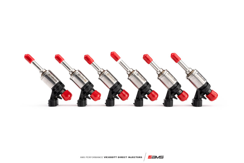 AMS Performance Stage 2 VR30DDTT Direct Injectors (Set of 6)