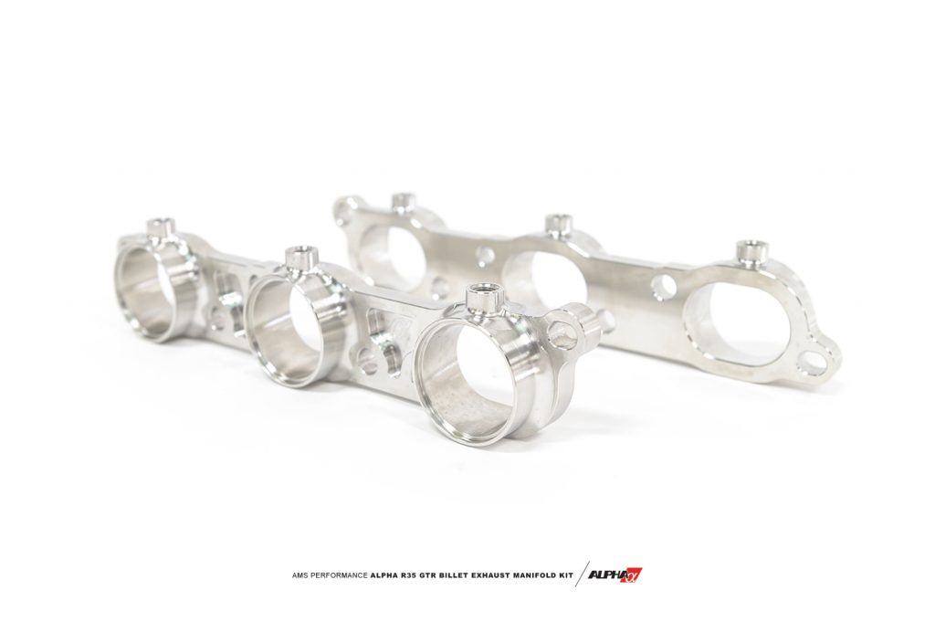 ALPHA Performance R35 GT-R Billet Exhaust Manifold Flange Kit (2.0" Primaries w/ EGT Ports)