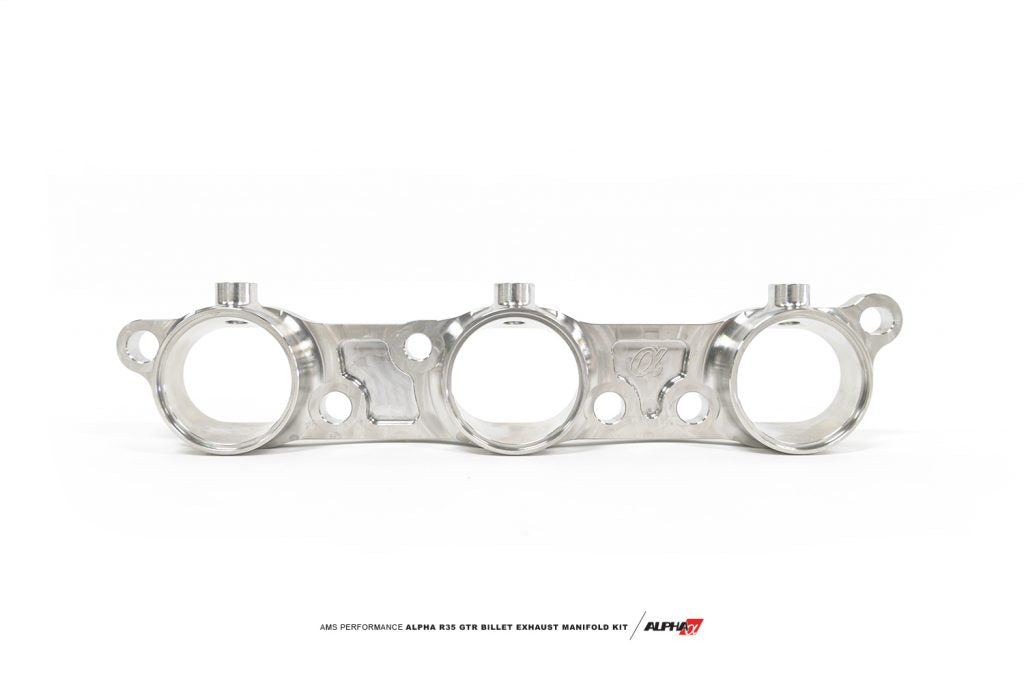 ALPHA Performance R35 GT-R Billet Exhaust Manifold Flange Kit (2.0" Primaries w/ EGT Ports)