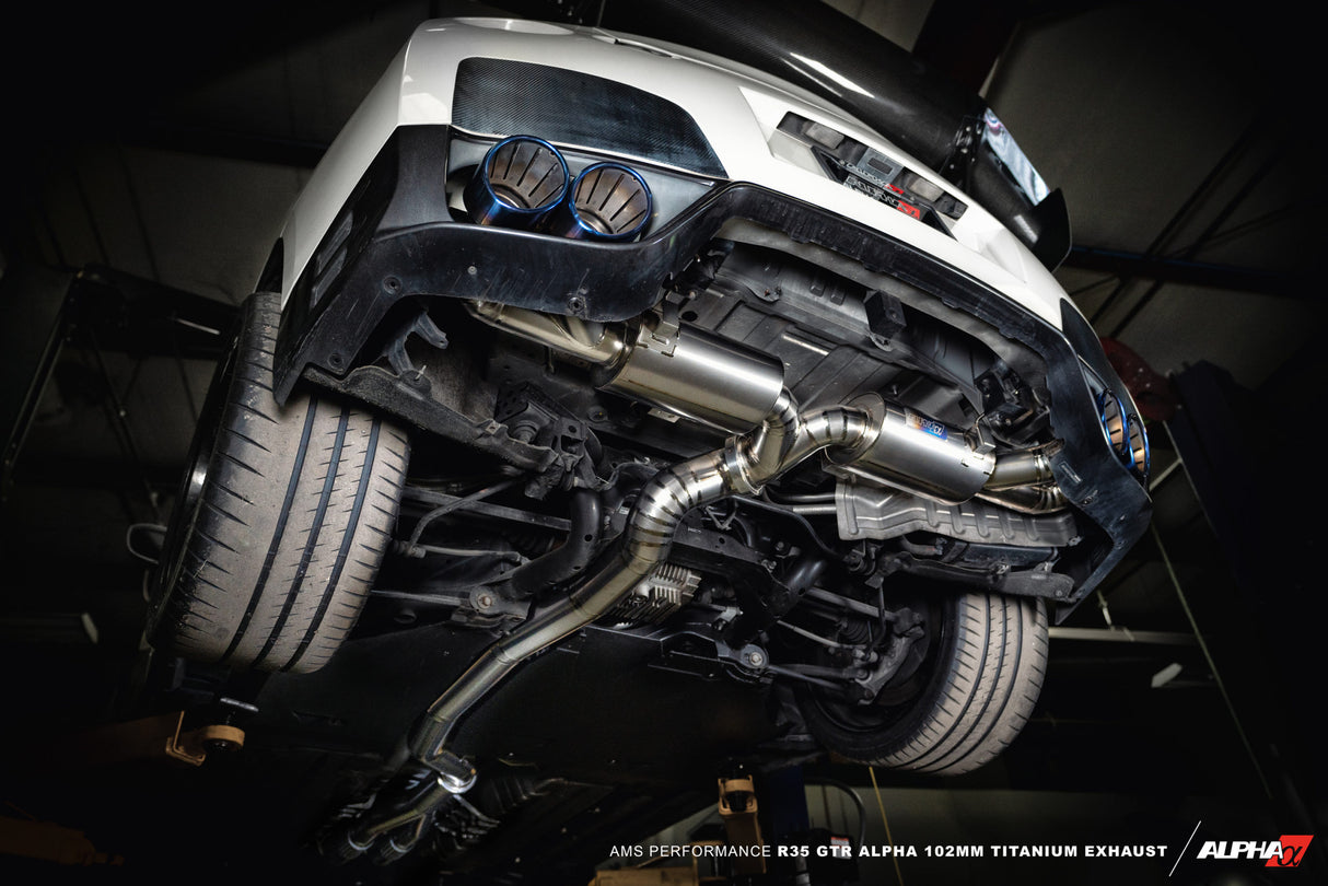 ALPHA Performance GT-R Titanium 102mm Exhaust System 2009+