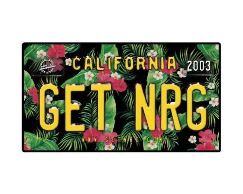 NRG Air Freshener - NRG Quick Release Est. Hawaiian License Plate Aqua