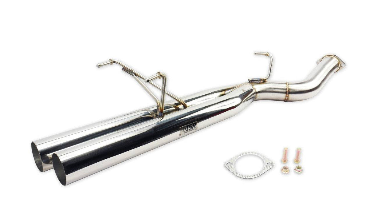 ISR Performance Series II - EP Dual Tip Blast Pipe Exhaust System -Non Resonated- Nissan 240sx 89-94 (S13)