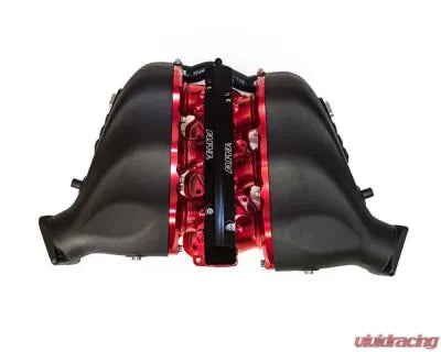 ALPHA GT-R Cast Plenum / Billet Intake Manifold Standard Fuel Rail (6 Injector) Green