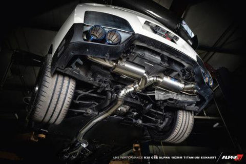 ALPHA Performance GT-R Titanium 102mm Exhaust System 2009+