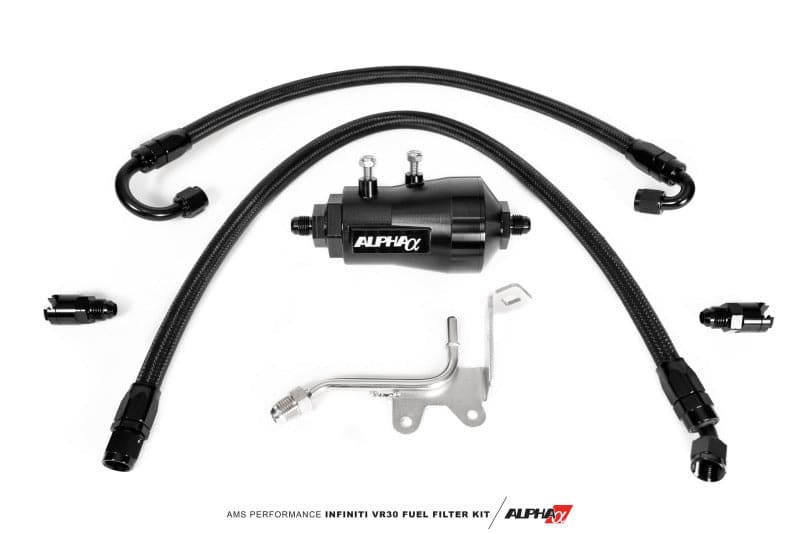 AMS Performance Infiniti Q50/Q60 Red Alpha Fuel Filter Kit (Standalone Kit / No AMS Flex Fuel Kit)