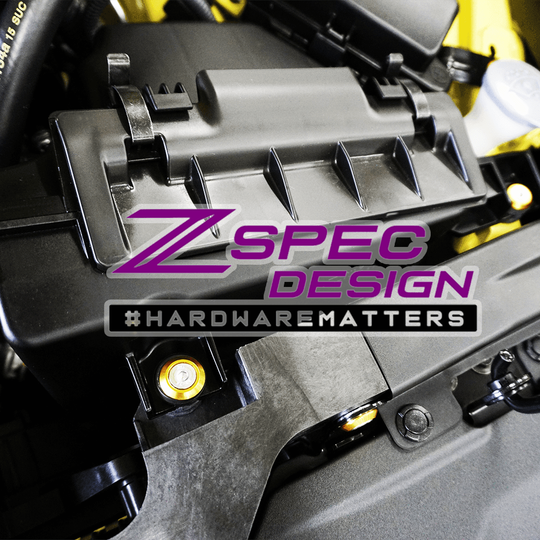 ZSPEC Stage-1 Dress Up Bolts® Hardware Kit for Nissan Z RZ34, Stainless & Billet