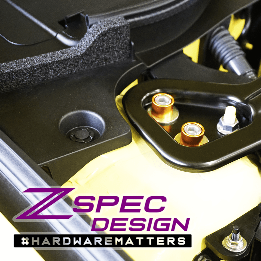 ZSPEC Stage-1 Dress Up Bolts® Hardware Kit for Nissan Z RZ34, Stainless & Billet
