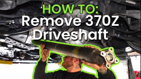 How To Remove a 370z Driveshaft