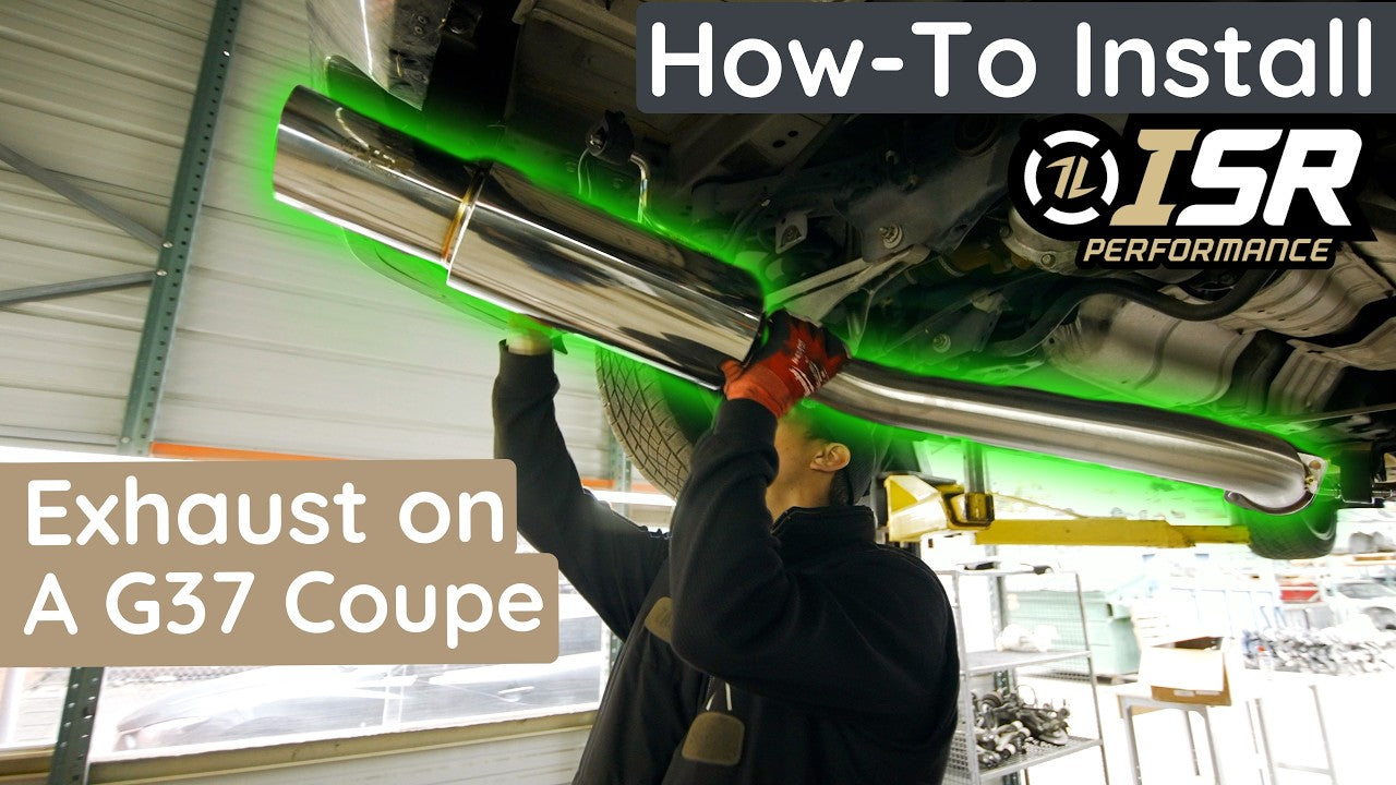 How to install ISR Performance GT Single Exit Exhaust on a G37 Coupe