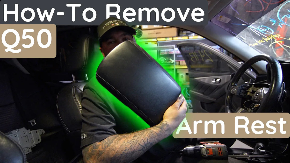 How to remove a Q50 Arm Rest – Sac City Auto Parts