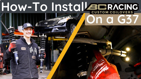 How to Lower Your Infiniti G37 Coupe with BC Racing Coilovers | Step-by-Step Install