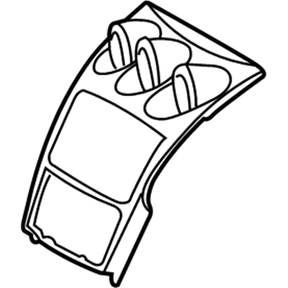 68260-CE80A Nissan Center Panel Illustration 1 of 1