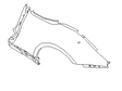 G8112-CD030 Nissan Quarter Panel Illustration 1 of 1