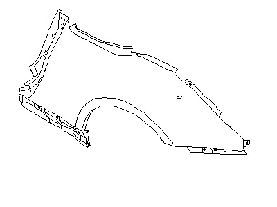 G8112-CD030 Nissan Quarter Panel Illustration 1 of 1
