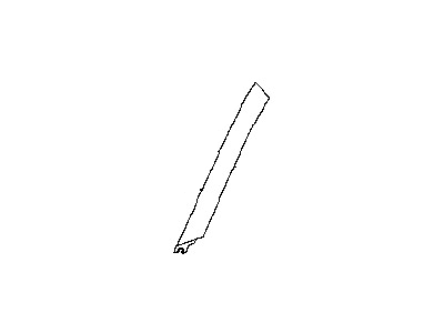 76837-CD005 Nissan Pillar Molding Illustration 1 of 1