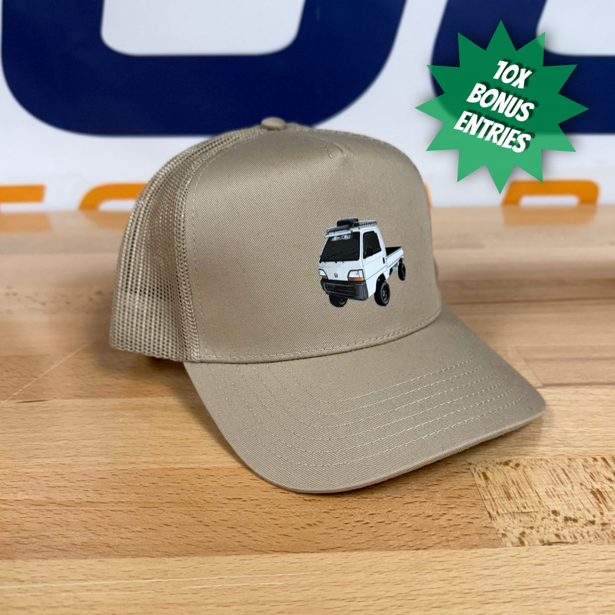 LIFTED MINI TRUCK HAT (EARNS 10X BONUS ENTRIES)