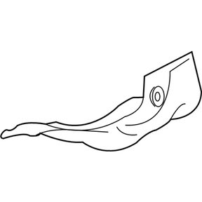 16590-JK21D Nissan Lower Shield Illustration 1 of 1