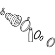 C9GDA-03P8H Nissan Inner Boot Illustration 1 of 1