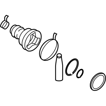 C9GDA-03P8H Nissan Inner Boot Illustration 1 of 1