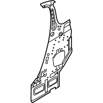 76533-CD000 Nissan Inner Lock Pillar Illustration 1 of 1