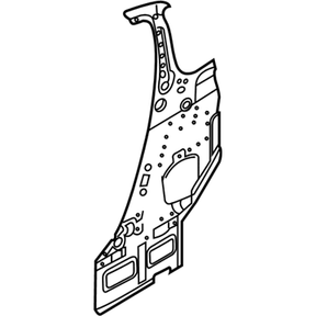 76533-CD000 Nissan Inner Lock Pillar Illustration 1 of 1