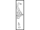 40015-AL550 Nissan Knuckle Spindle Driver Side Illustration 1 of 1