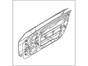 HMA0A-CE4AA Nissan Door Shell Illustration 1 of 1
