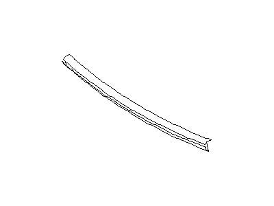 72725-CD000 Nissan Upper Molding Fastener Illustration 1 of 1