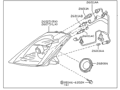 26010-CD027 Nissan Composite Assembly Illustration 1 of 1