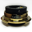 NRG Quick Release Kit Gen 2.8 - Black / Chrome Gold Ring