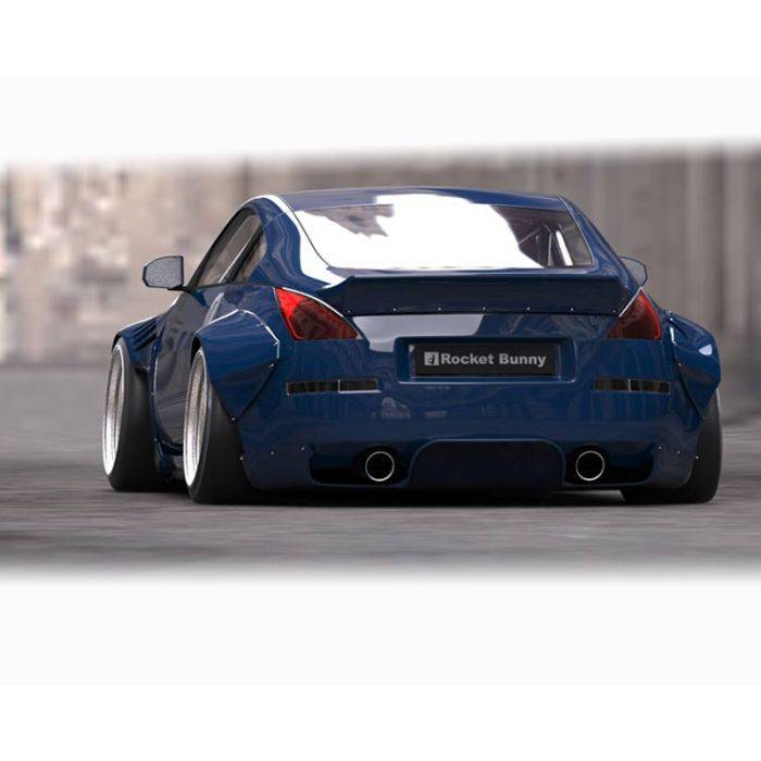 GReddy 03-08 Nissan 350Z (Z33) Rocket Bunny Rear Diffuser Only