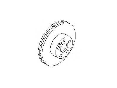 43206-EG000 Nissan Rotor Illustration 1 of 1