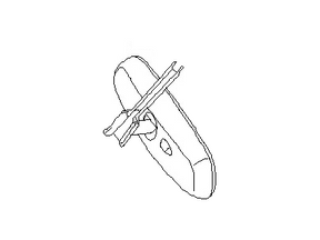 96321-7Y900 Nissan Mirror Inside Illustration 1 of 1