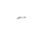 62223-CD001 Nissan Front Bumper Side Left Hand Bracket Illustration 1 of 1