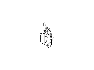 78819-CD000 Nissan Closing-Rear Bumper Left Hand Illustration 1 of 1