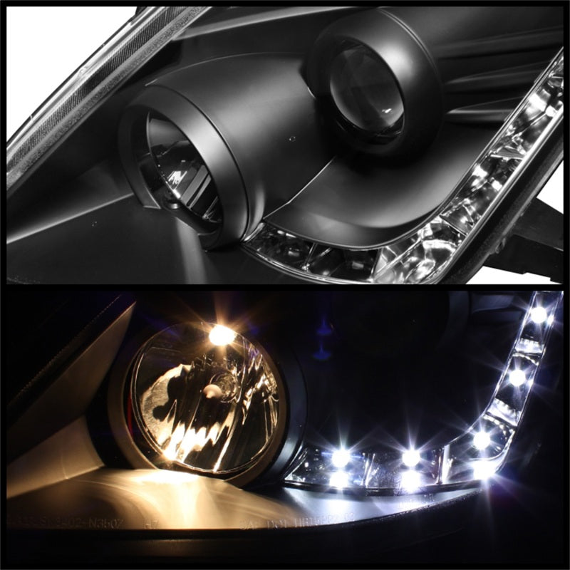 Spyder Nissan 350Z 06-08 Projector Headlights Xenon/HID Model- DRL
