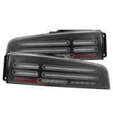 AlphaRex (NOVA-Series) 2023-2025 Nissan Z Quad-Loop Prismatic LED Tail Lights - Black