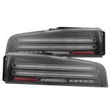 AlphaRex (NOVA-Series) 2023-2025 Nissan Z Twin-Loop Prismatic LED Tail Lights - Black