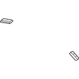 17243-EG001 Nissan Fuel Tank Shim Illustration 1 of 1