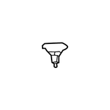 80850-AM800 Nissan Lower Weatherstrip Retainer Illustration 1 of 1