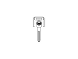 H0565-AC500 Nissan Blank Sub Key Illustration 1 of 1